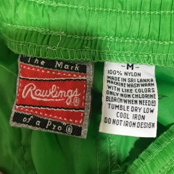 Rawlings men nylon swim shorts green size medium - Picture 12 of 12